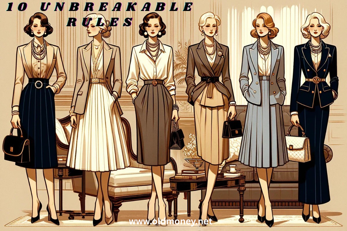 10 Fashion Rules Old Money Women Follow Without Question