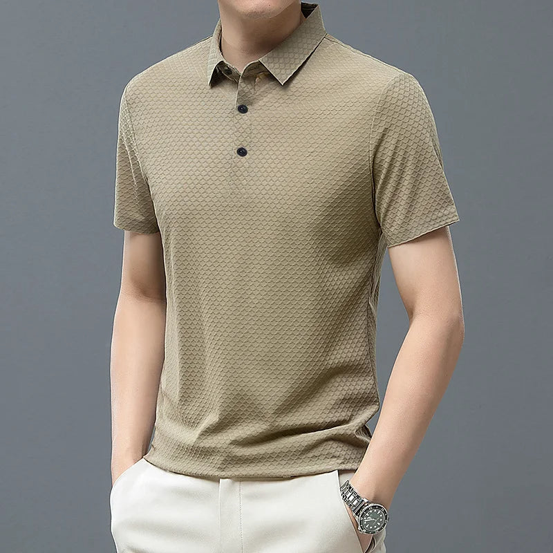 AeroFit Textured Polo Real Old Money