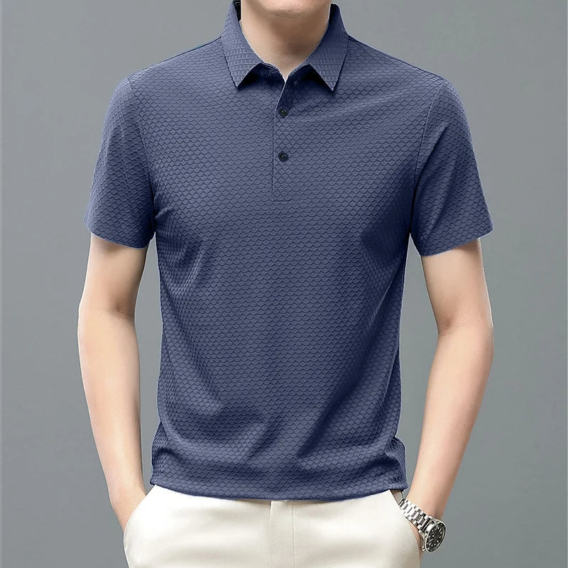 AeroFit Textured Polo Real Old Money