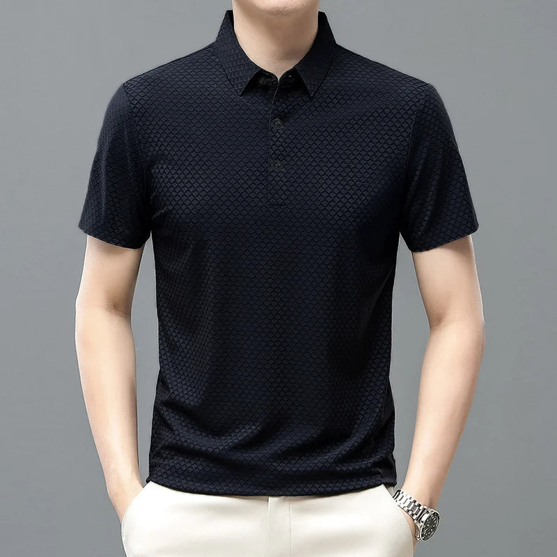 AeroFit Textured Polo Real Old Money