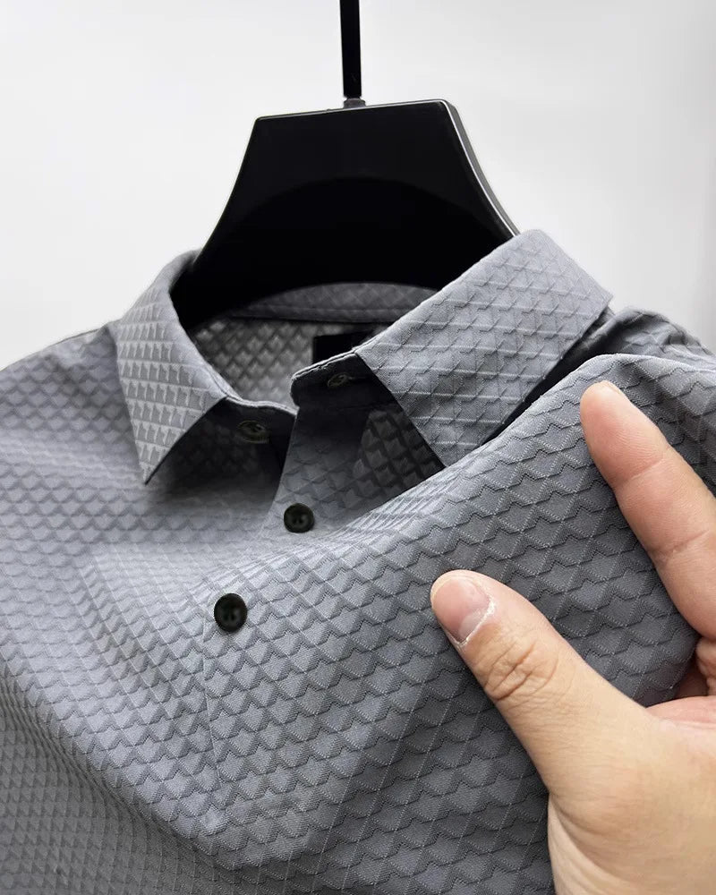 AeroFit Textured Polo Real Old Money