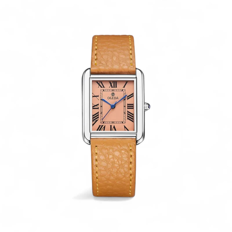 Classic Leather Strap Quartz Watch ROM