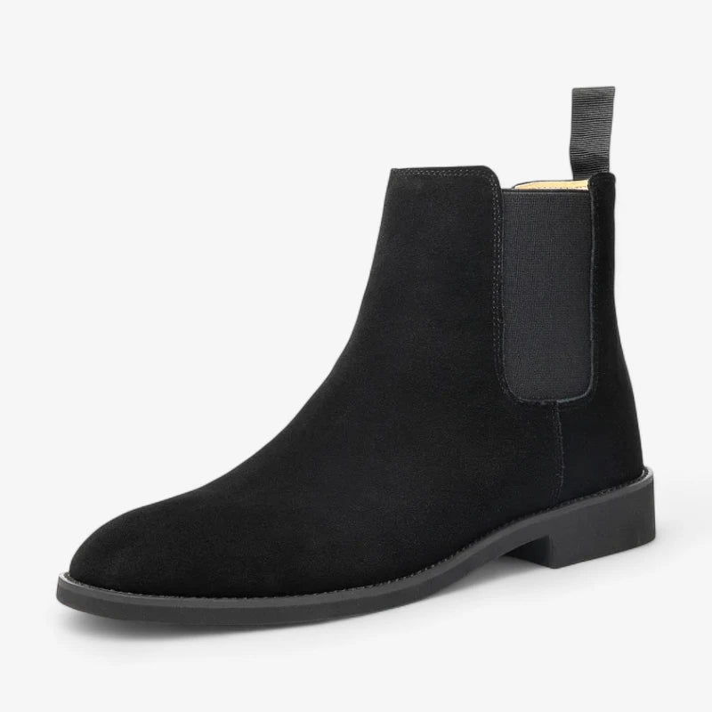Classic Suede Slip-On Boots Real Old Money