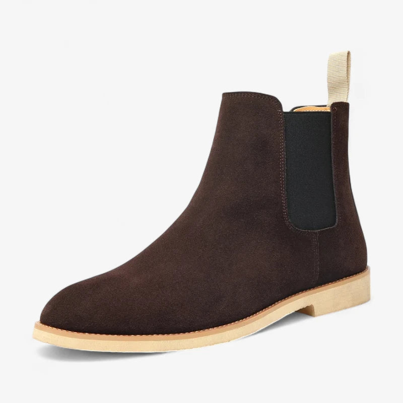 Classic Suede Slip-On Boots Real Old Money