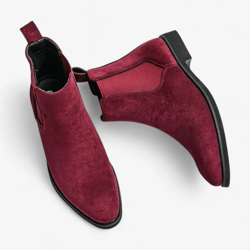 Classic Suede Slip-On Boots Real Old Money