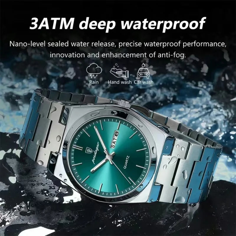 Emerald Horizon Mechanical Watch Real Old Money