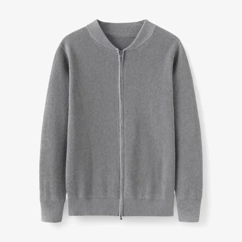 Heritage Knit Full-Zip Cardigan Old Money