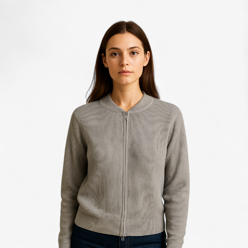 Heritage Knit Full-Zip Cardigan Old Money