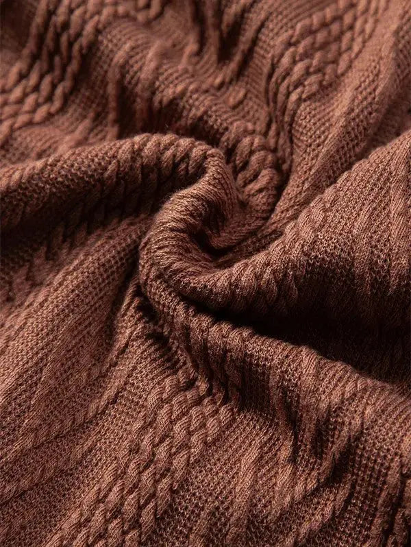 Jacquard Textured T-shirt Real Old Money
