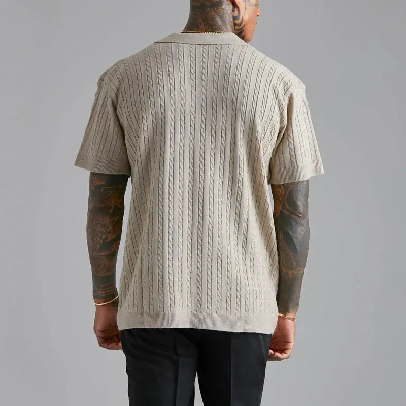 Lapel Cardigan Tops