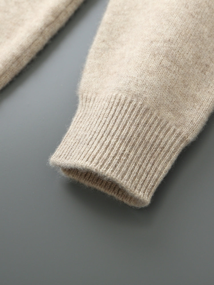 Men’s Full-Zip Wool Knit Cardigan ROM