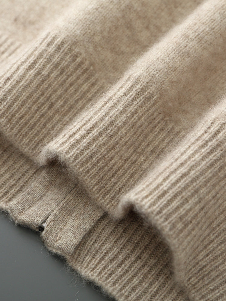 Men’s Full-Zip Wool Knit Cardigan ROM
