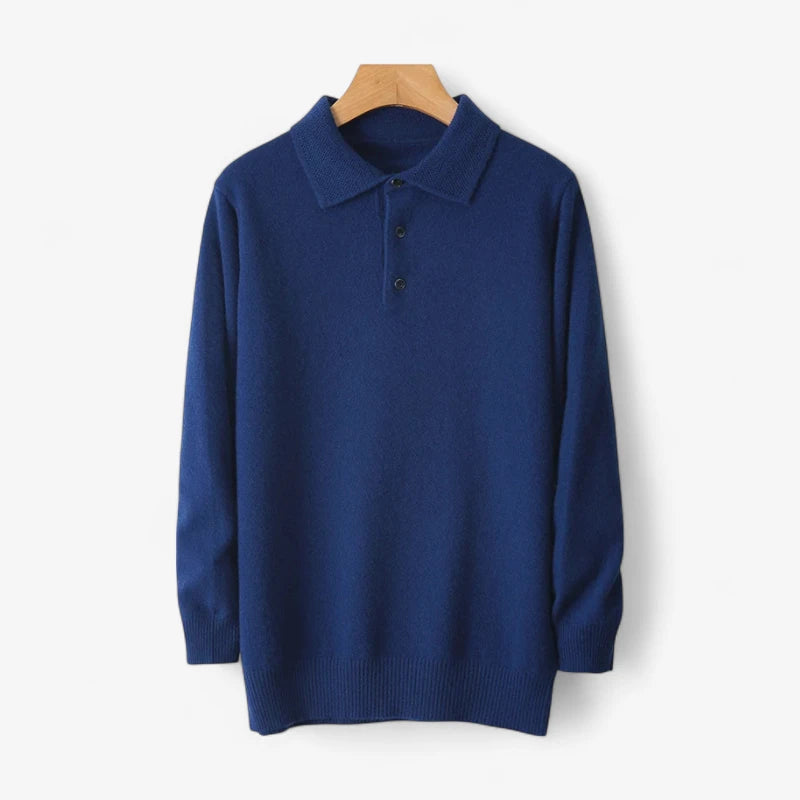 Monarch Knit Polo Pullover Real Old Money