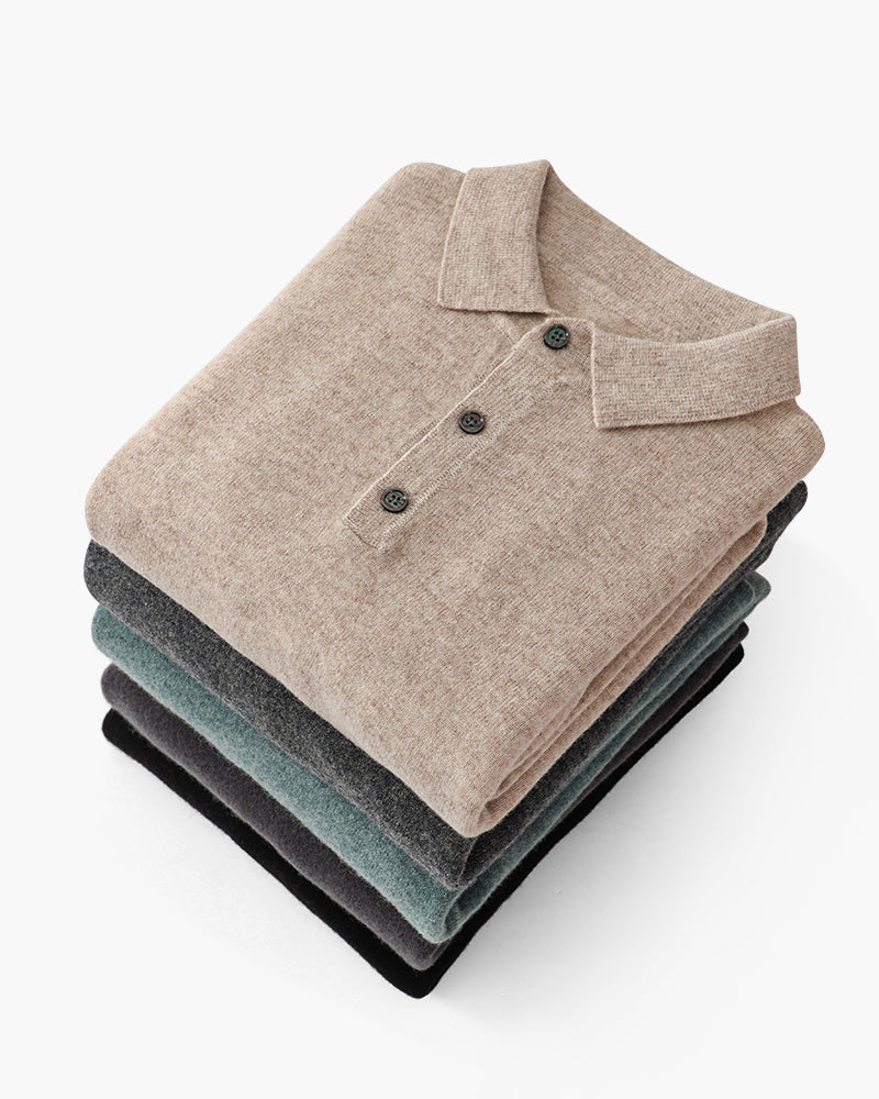 Monarch Knit Polo Pullover Real Old Money