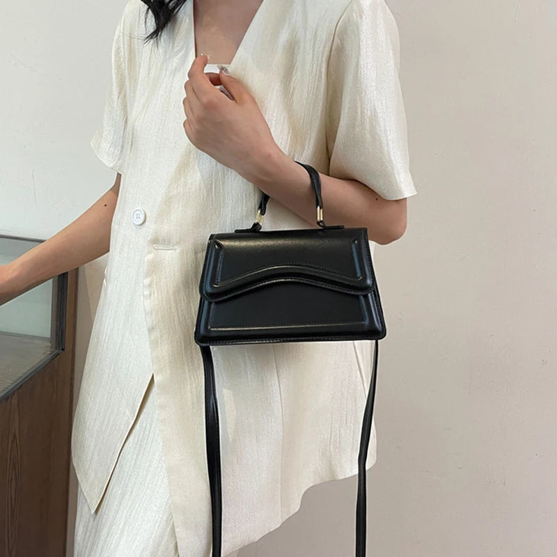 Old Money Curved Flap Bag Real Old Money