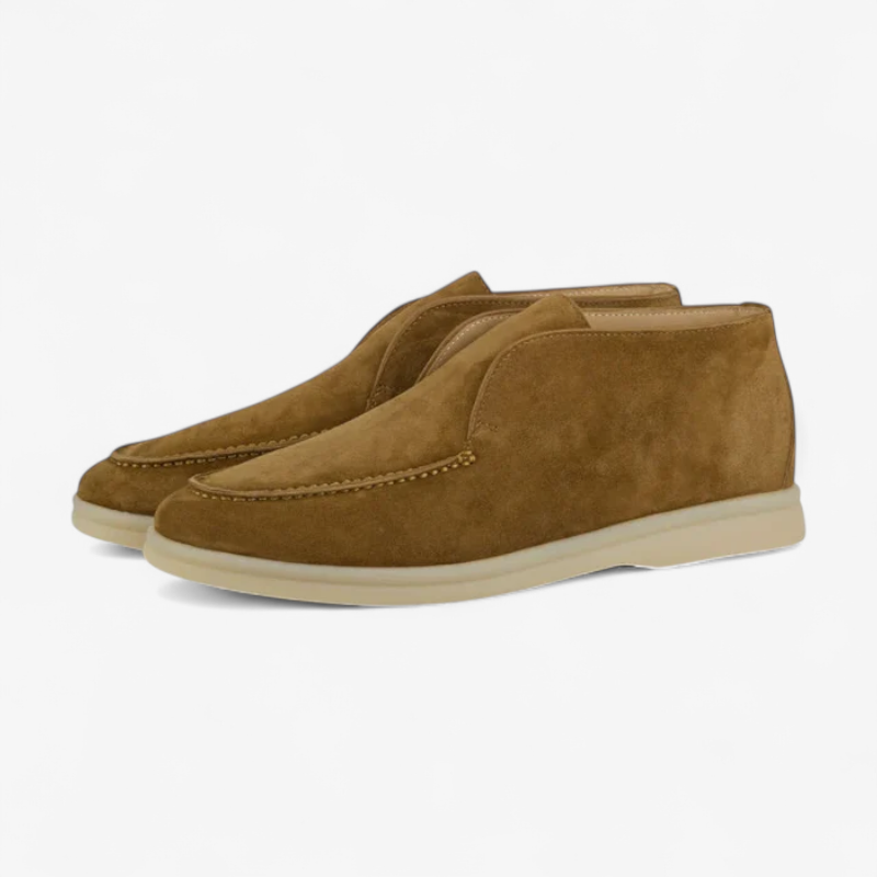 Old Money High Suede Loafers Real Old Money