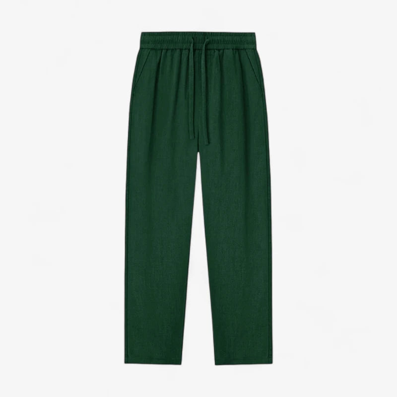 Old Money Linen Drawstring Pants Real Old Money