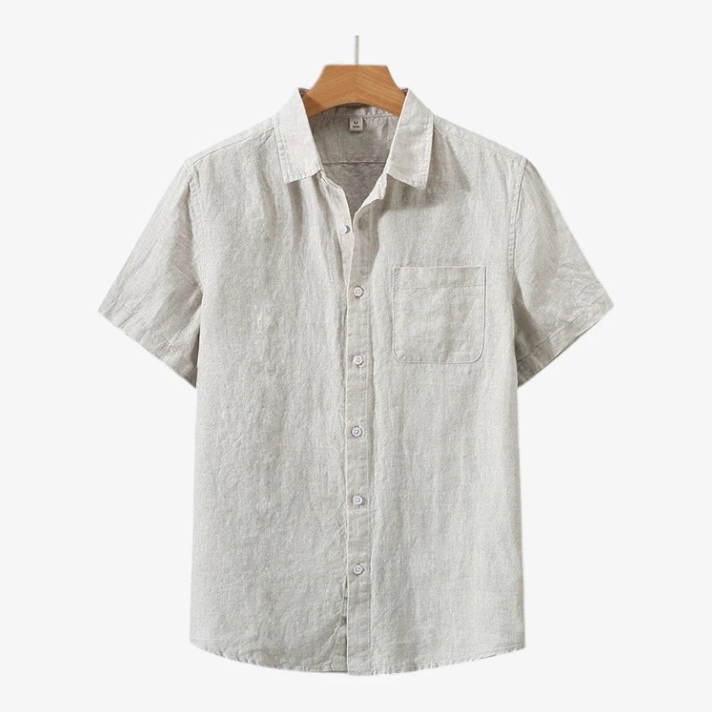 Old Money Linen Summer Shirt