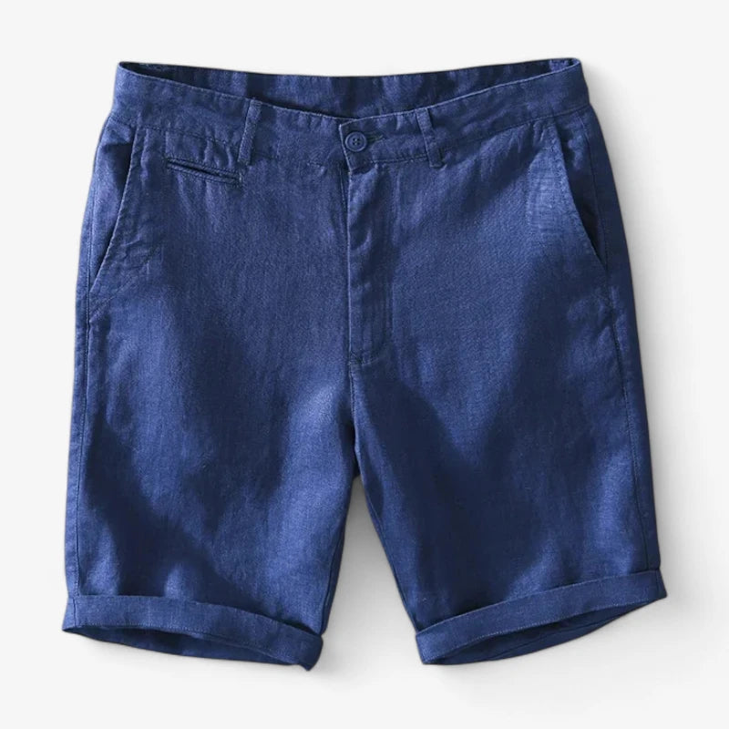 Old Money Pure Linen Shorts Real Old Money