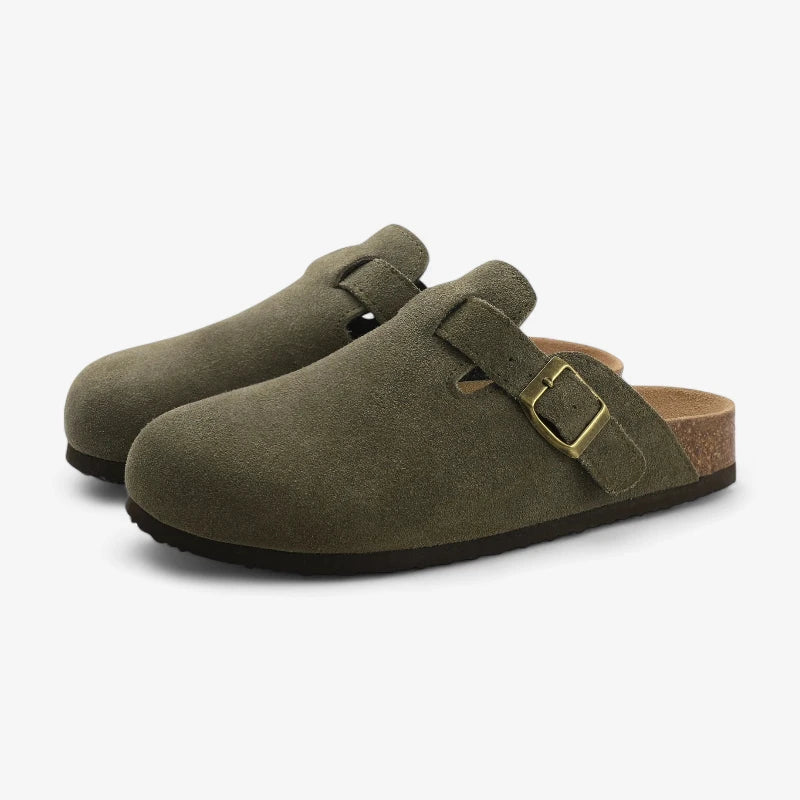 Old Money Suede Clogs Real Old Money