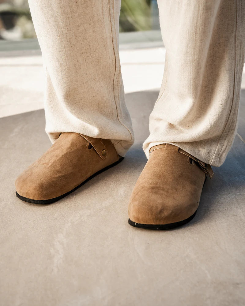 Old Money Suede Clogs Real Old Money