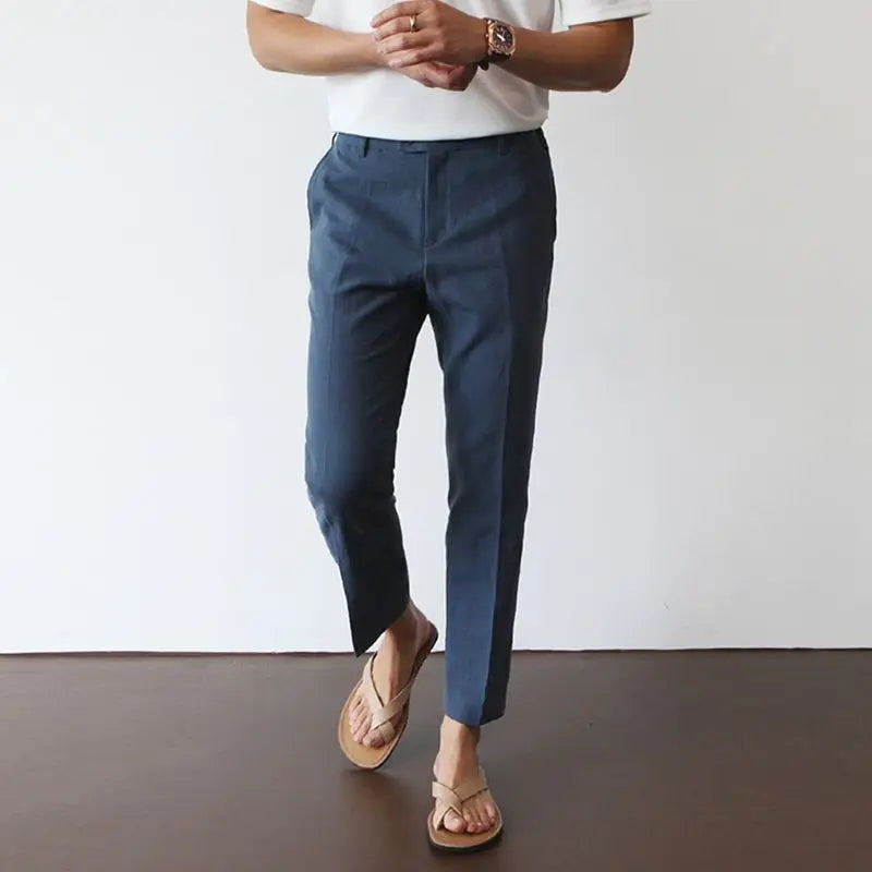 Old Money Tailored Linen Pants Real Old Money