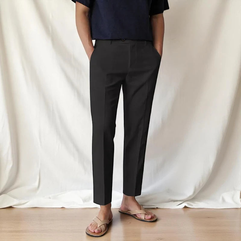 Old Money Tailored Linen Pants Real Old Money