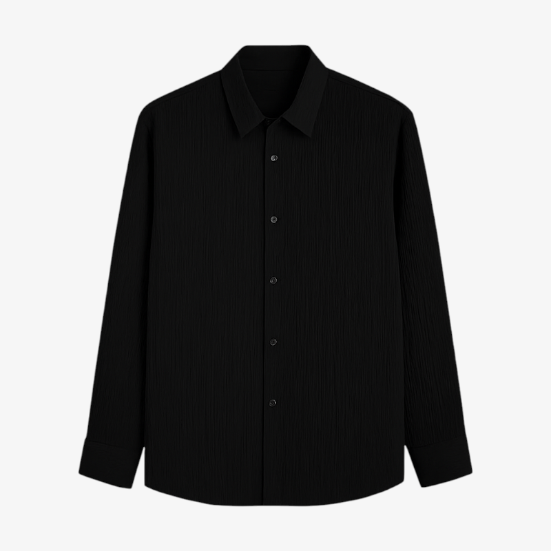 Old Money Textured Button-Up Shirt Real Old Money