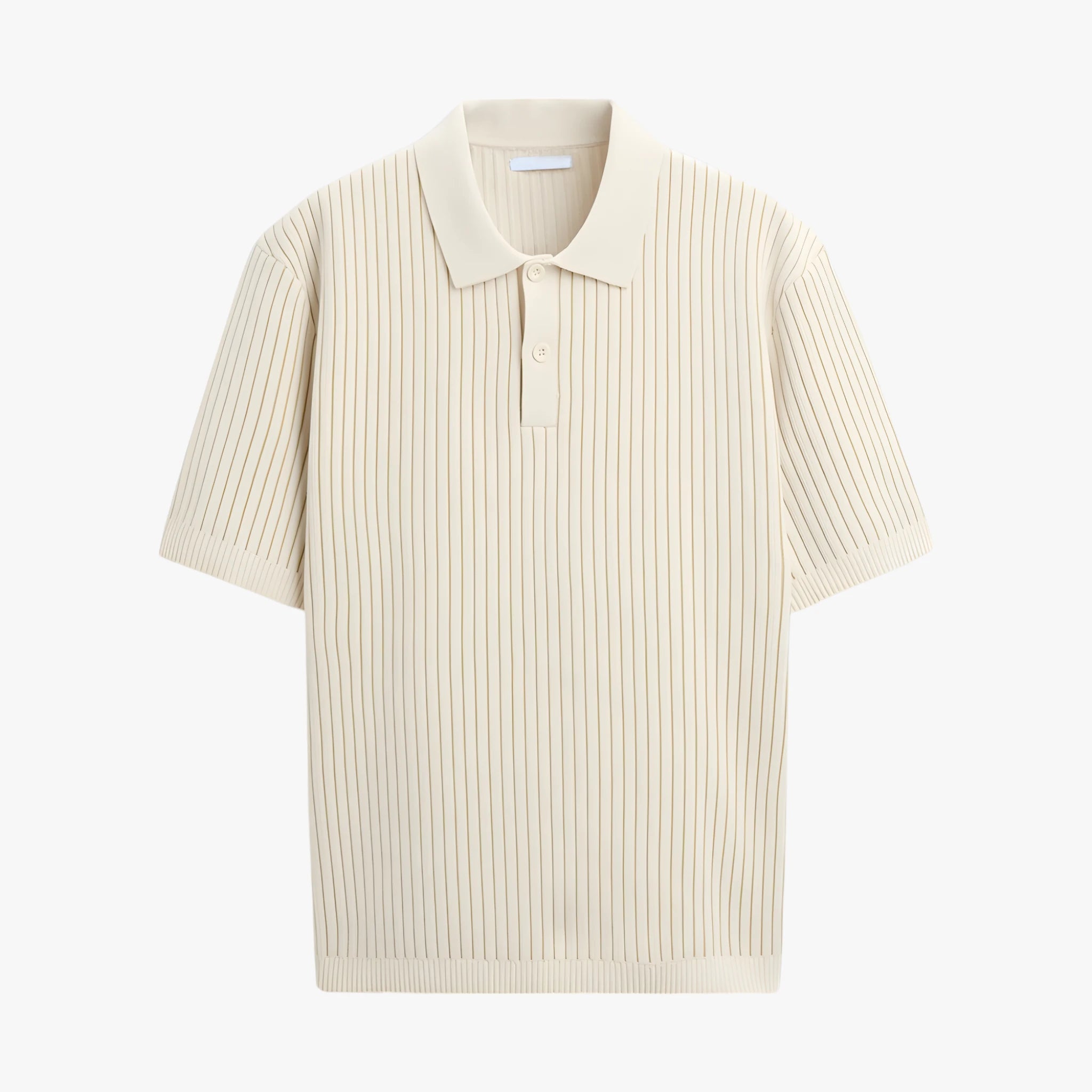 Polo T-Shirt With Anti-Shrink Waffle ROM
