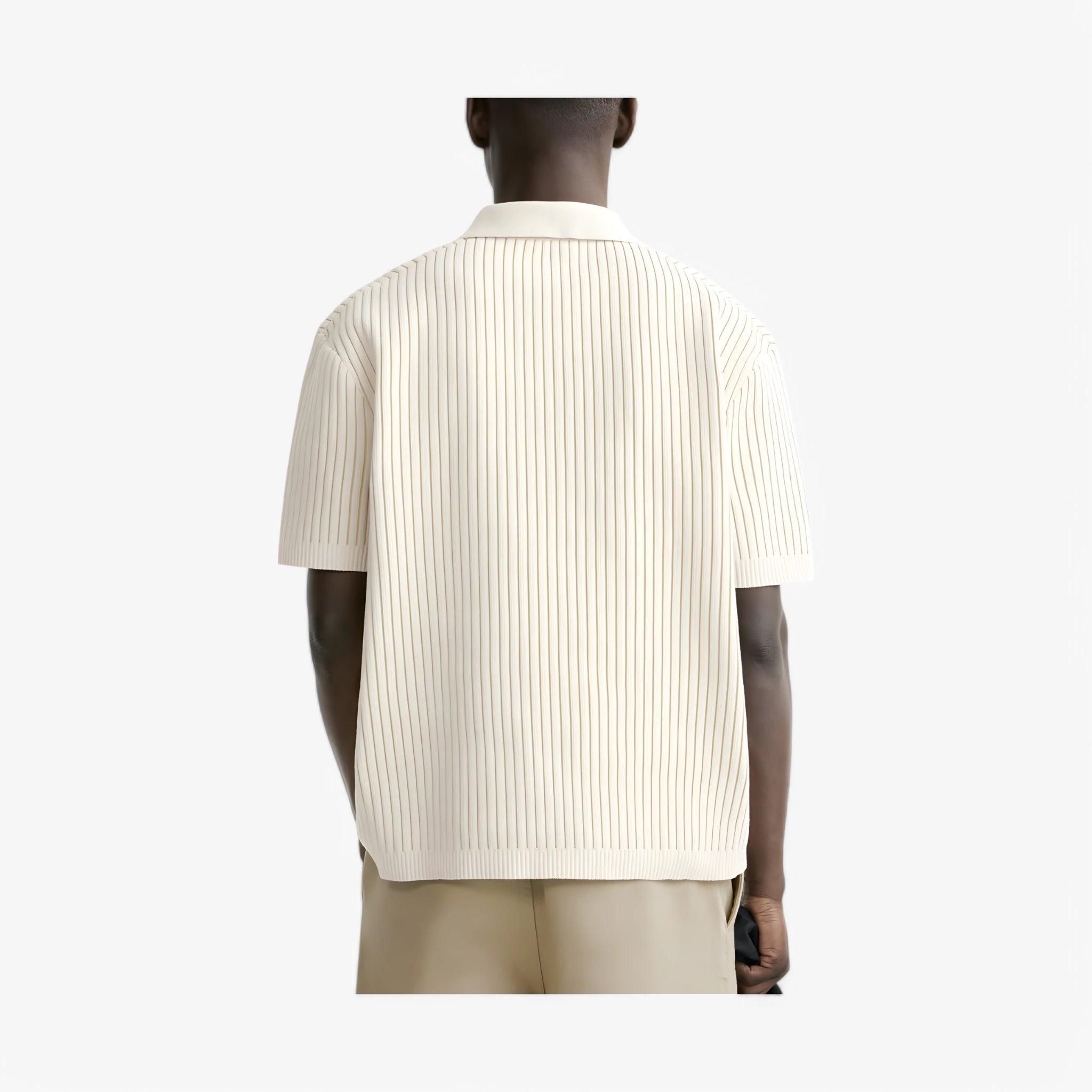 Polo T-Shirt With Anti-Shrink Waffle ROM