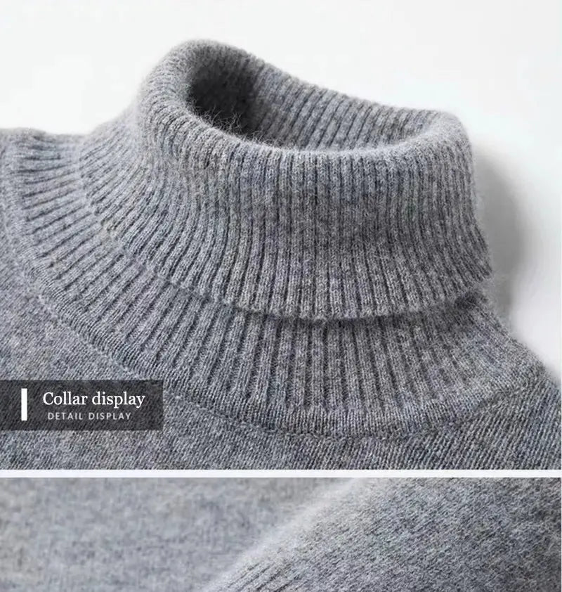 Pure Cashmere Turtleneck Sweater ROM