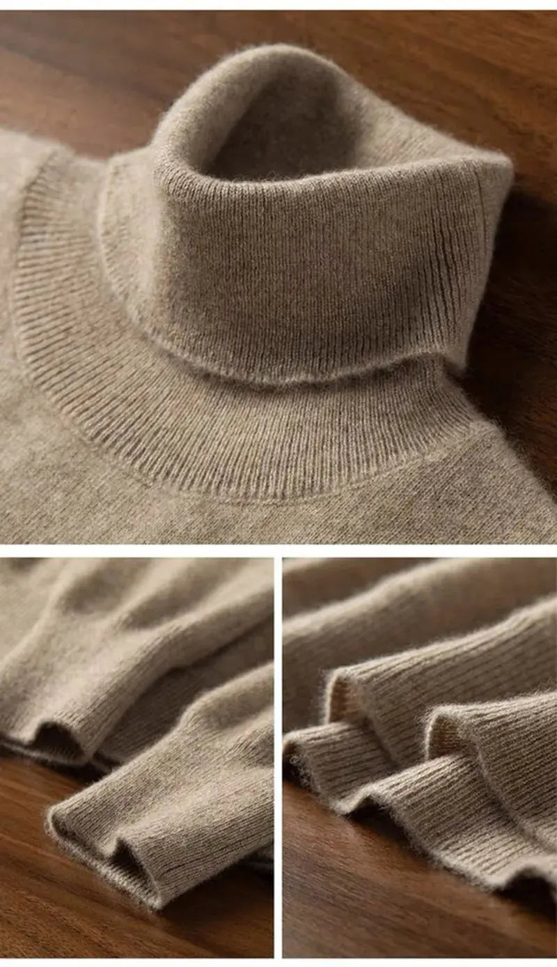 Pure Cashmere Turtleneck Sweater ROM