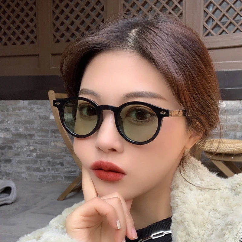 Retro Oval Sunglasses Real Old Money
