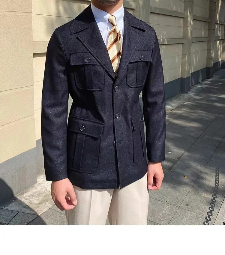 Sahara Linen Utility Jacket Real Old Money