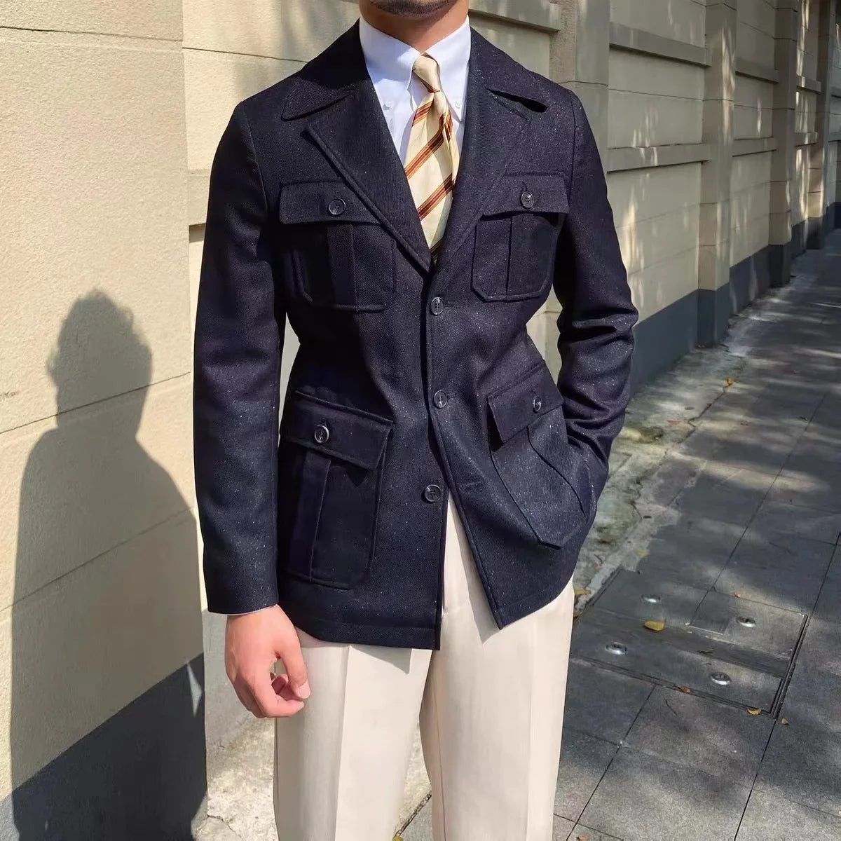 Sahara Linen Utility Jacket Real Old Money