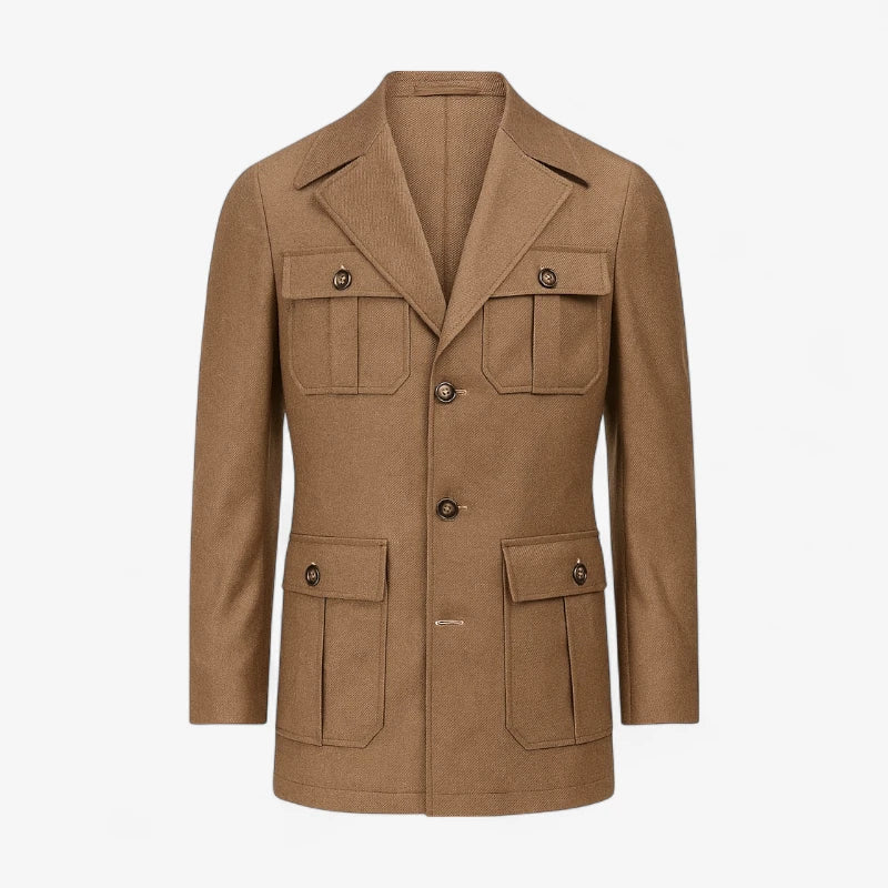 Sahara Linen Utility Jacket Real Old Money