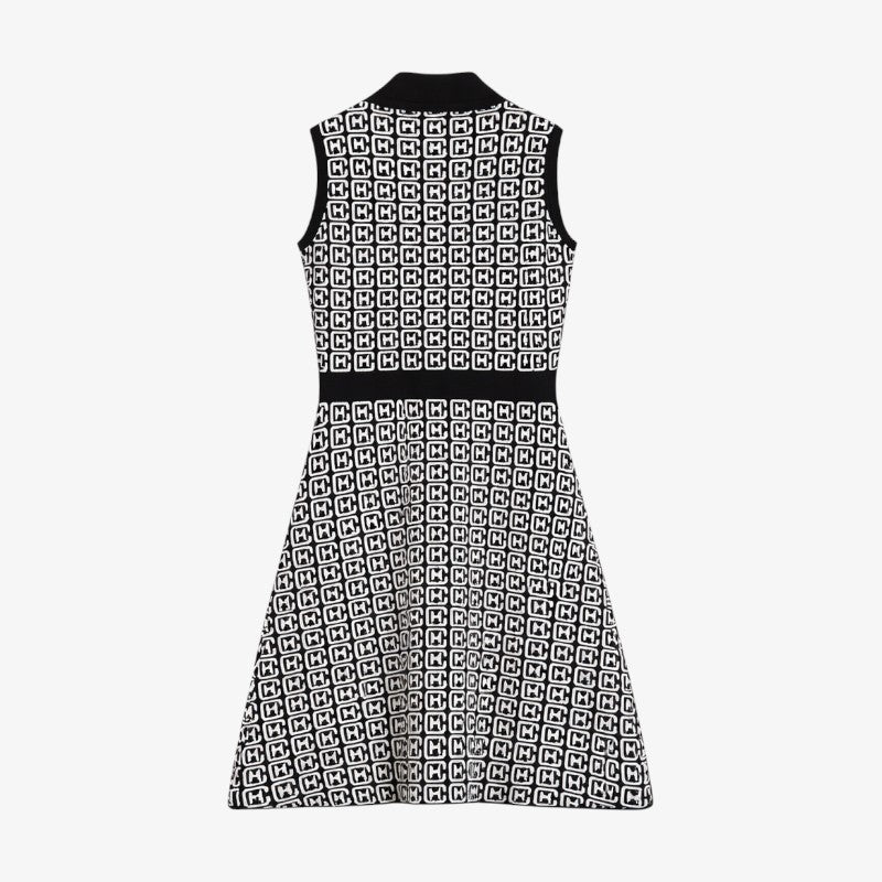 Sleeveless A-Line Polo Dress Old Money