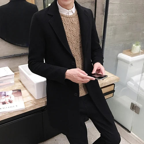 Slim-Fit Trench Coat Real Old Money