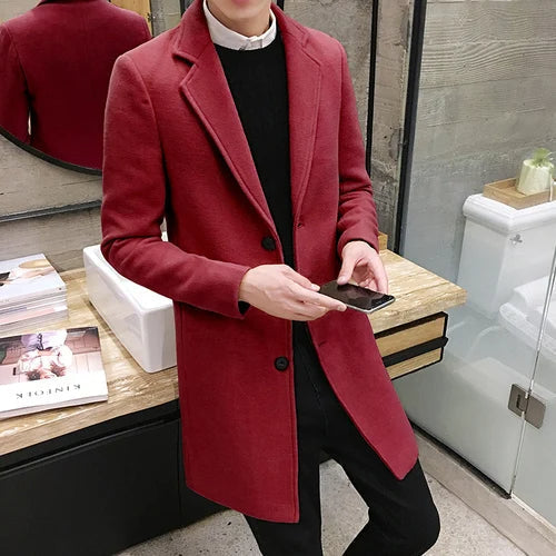 Slim-Fit Trench Coat Real Old Money