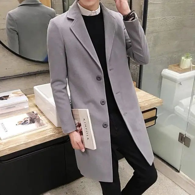 Slim-Fit Trench Coat Real Old Money