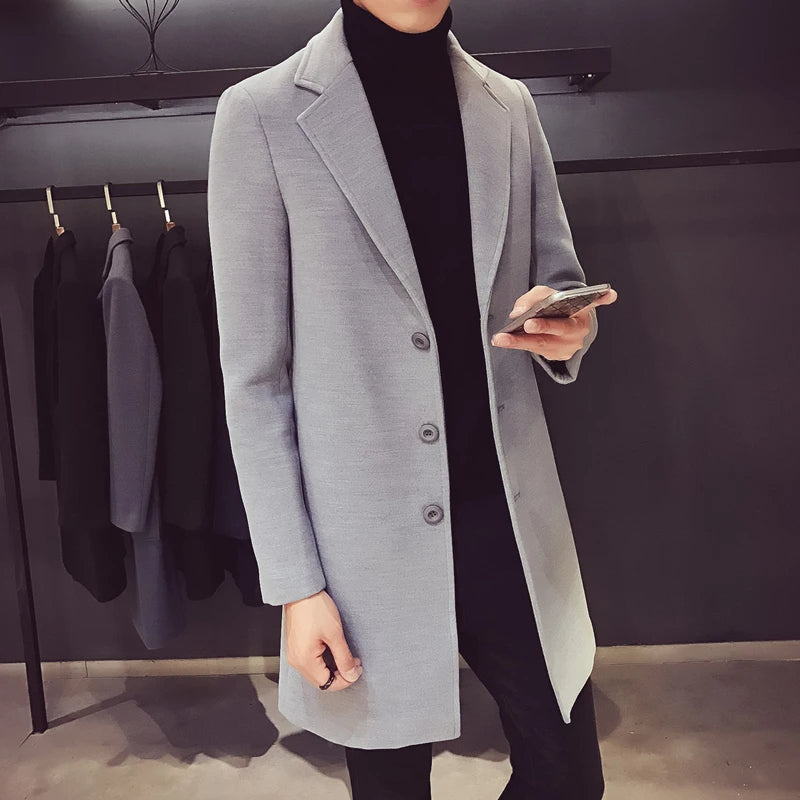 Slim-Fit Trench Coat Real Old Money