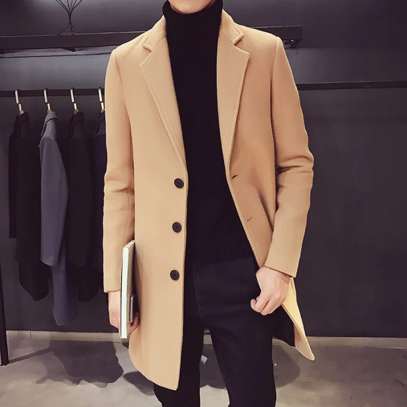 Slim-Fit Trench Coat Real Old Money