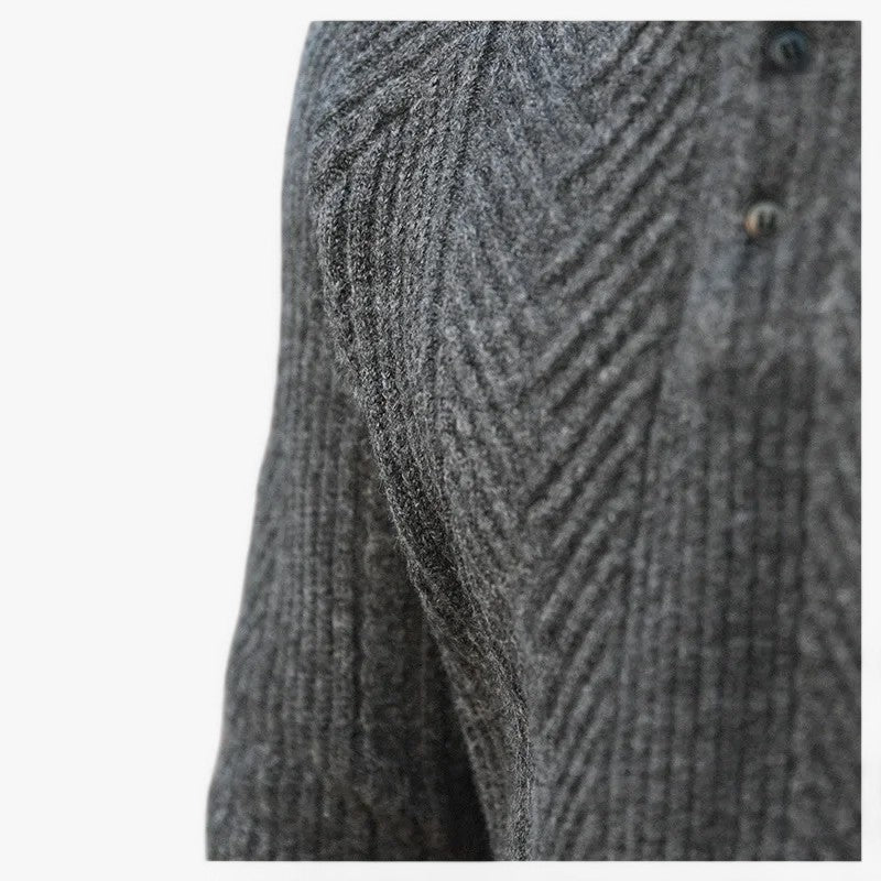 Textured Knitted Polo ROM