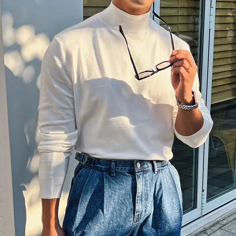 Turtleneck Slim Sweaters