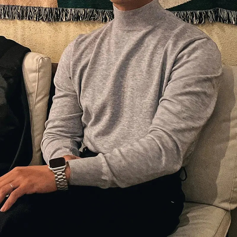 Turtleneck Slim Sweaters