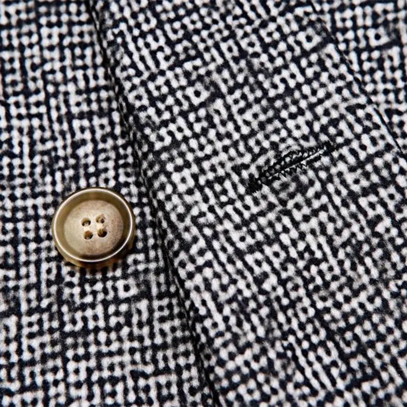 Vintage Plaid Suit Coat