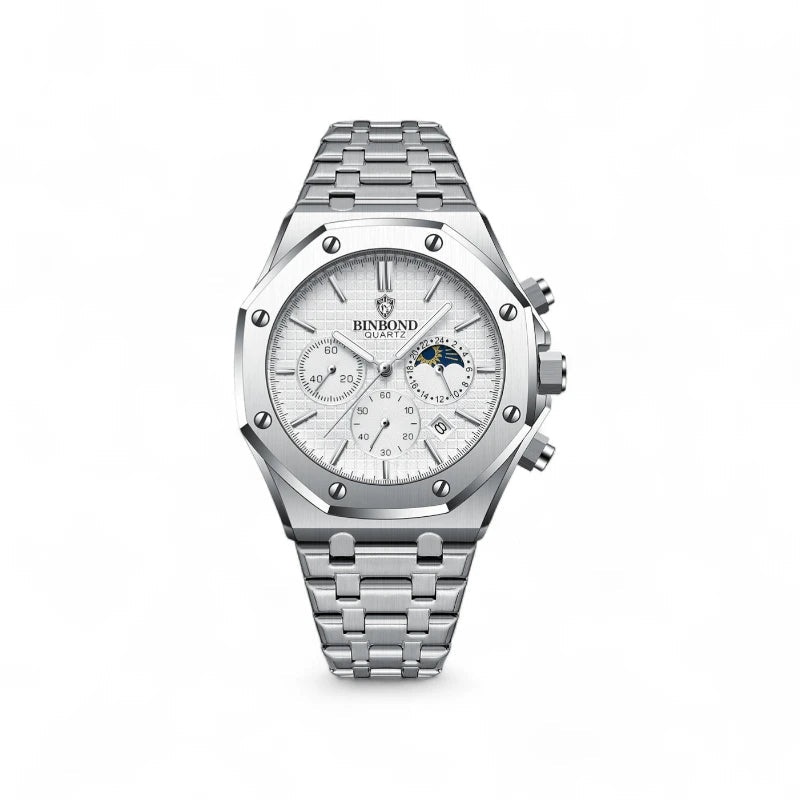 Astra Noir Chronograph Watch Real Old Money