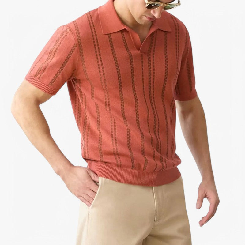 Casual Ice Silk Polo Shirt ROM
