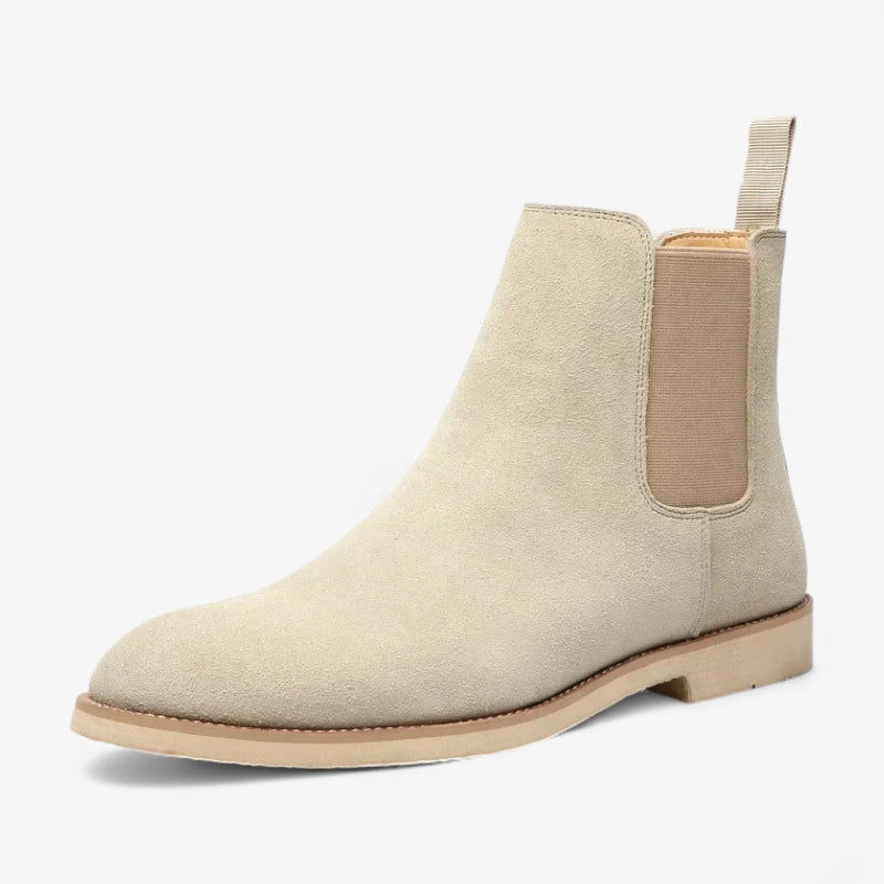 Classic Suede Slip-On Boots Real Old Money