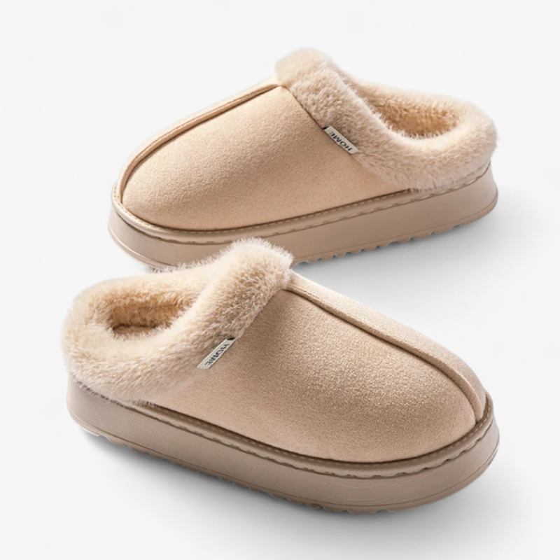 Fluffy Indoor Winter Slippers oldmoney